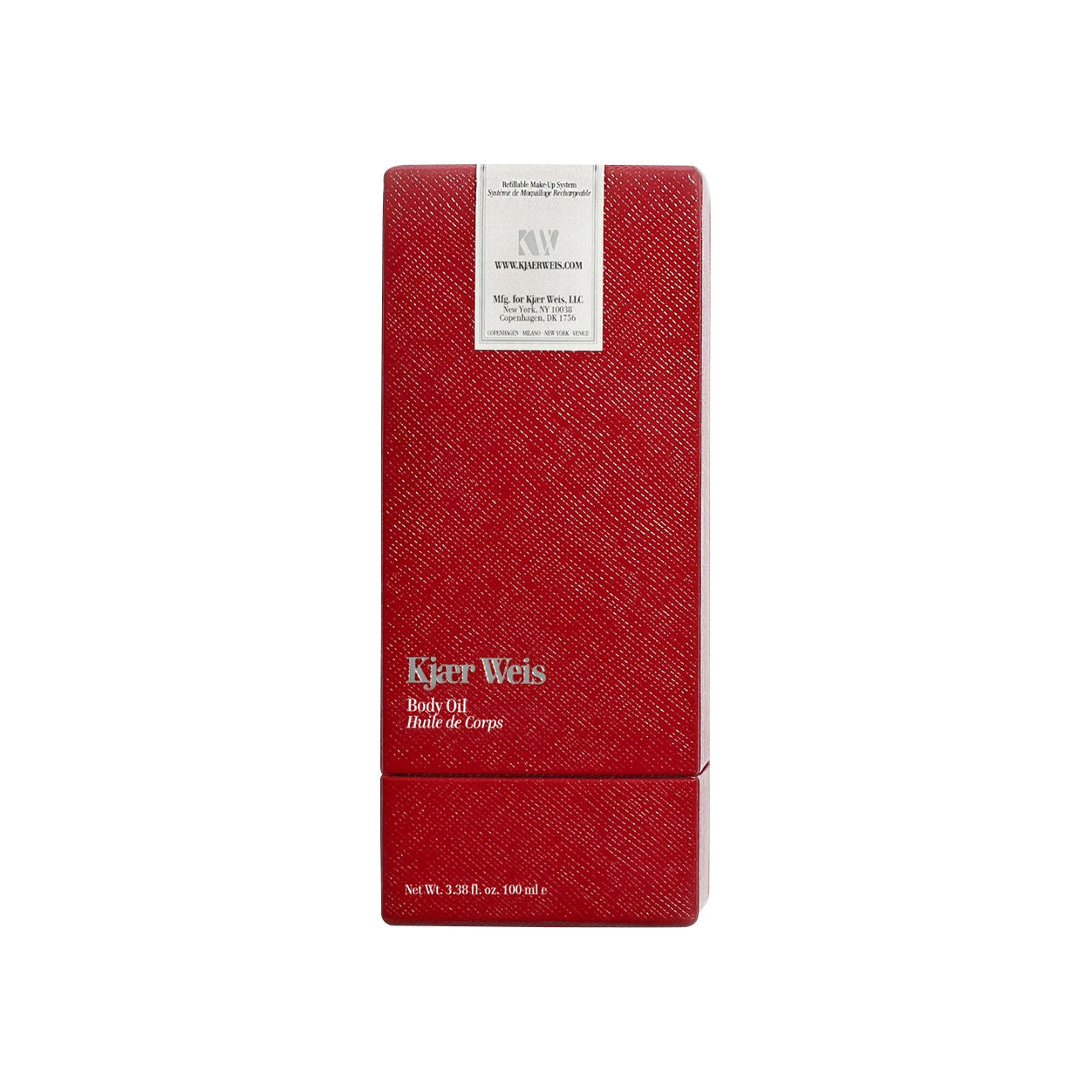 Image of the Kjaer Weis Body Oil box