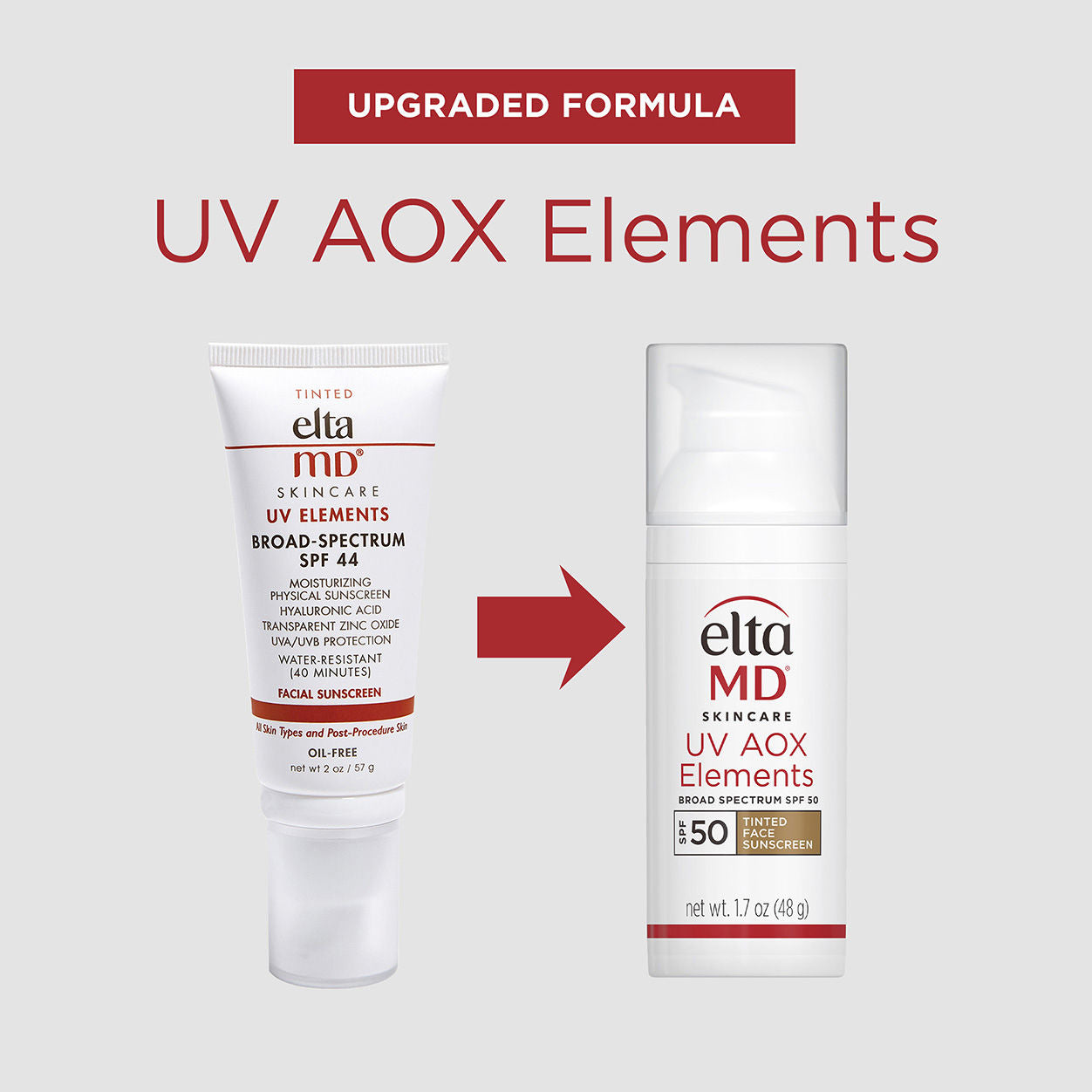 Information related to EltaMD UV AOX Elements Broad Spectrum SPF 50