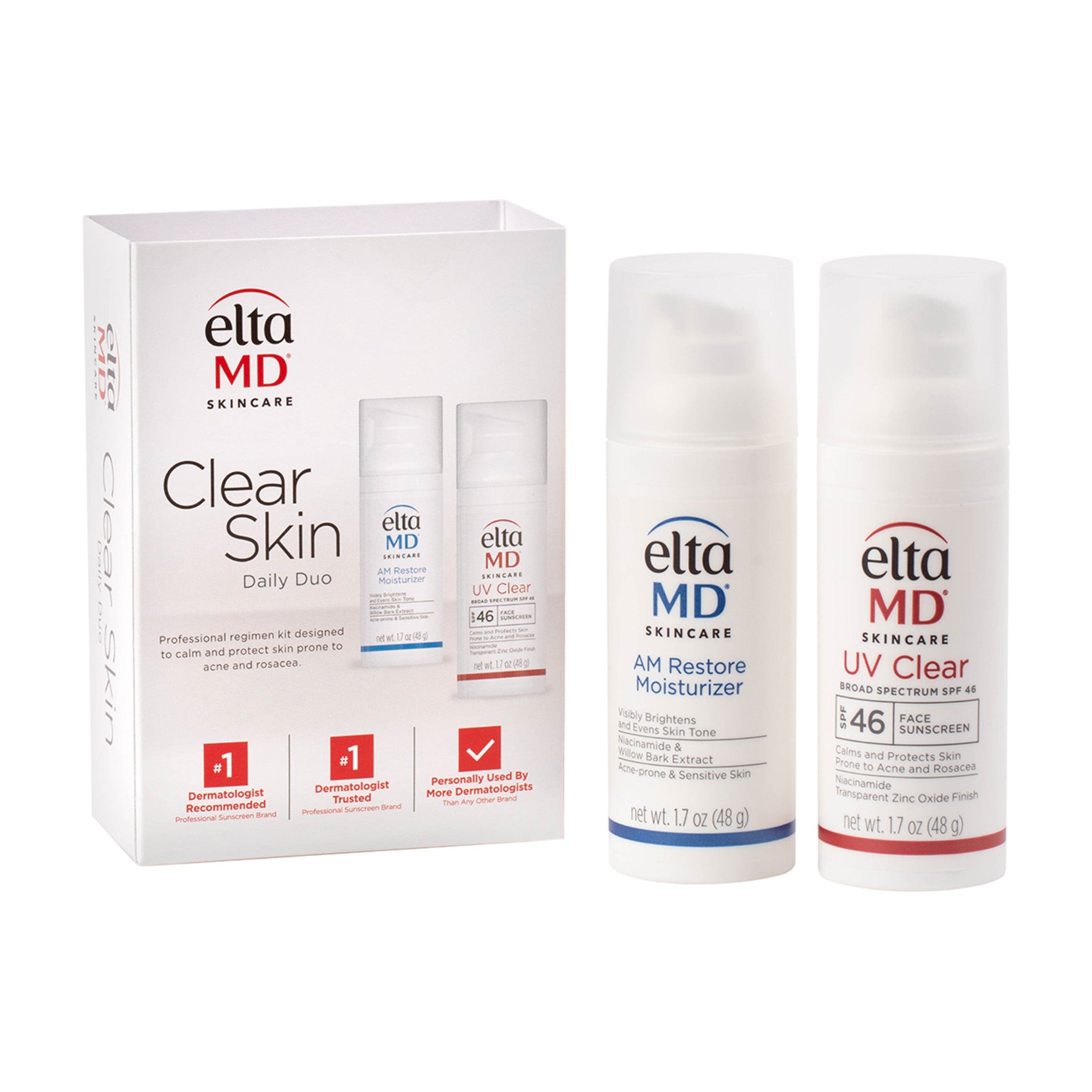EltaMD Clear Skin Daily Duo Kit main image.