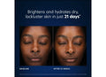 Before and after results of using PCA Skin HydraBright Moisturizer