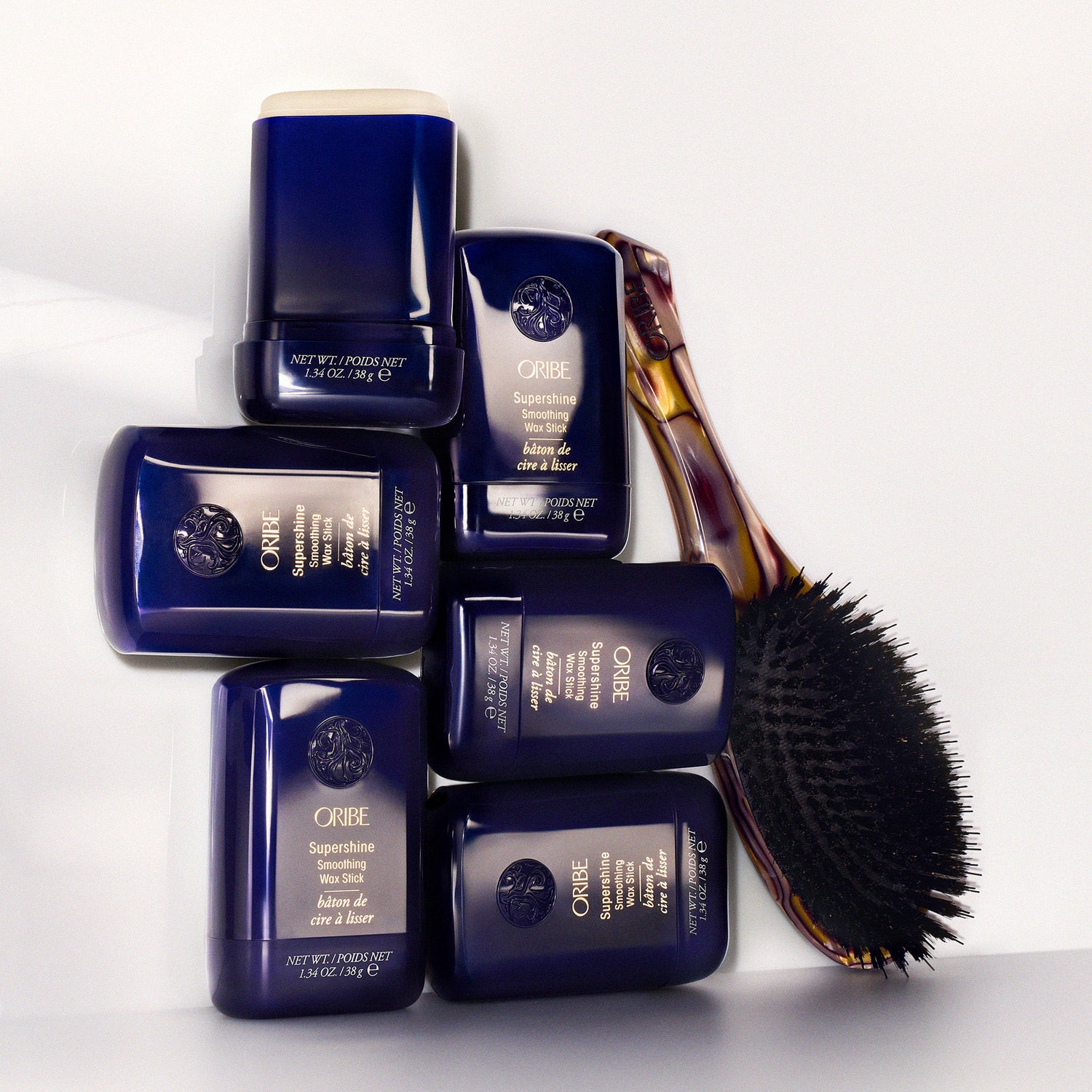 Lifestyle image of Oribe Supershine Smoothing Wax Stick