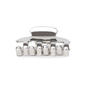 Image of a closed Lele Sadoughi Metal Mini Claw Clip (Limited Edition)