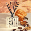 Nest Pumpkin Chai Reed Diffuser lifestyle image .