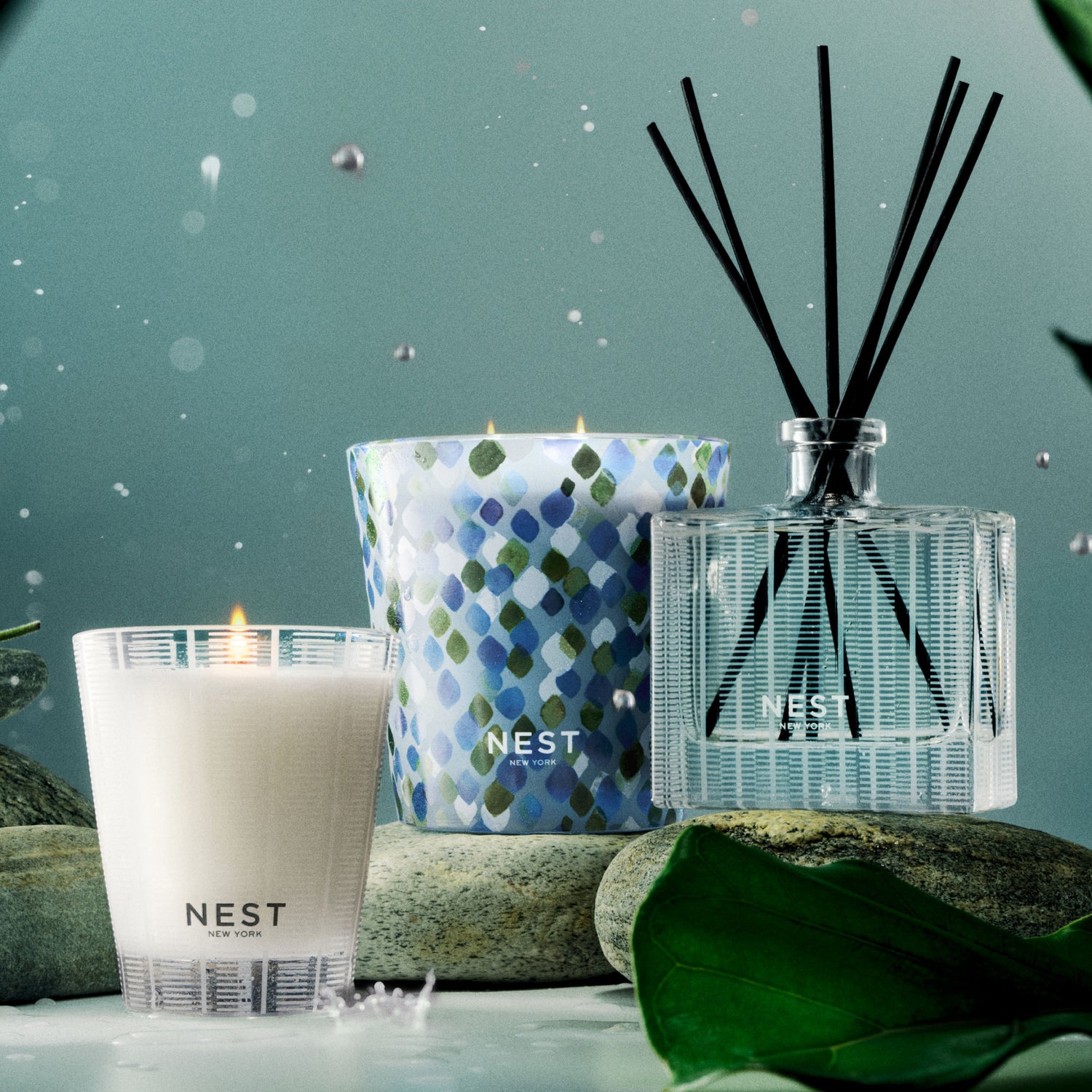 Lifestyle image of Nest Forest Rain Reed Diffuser