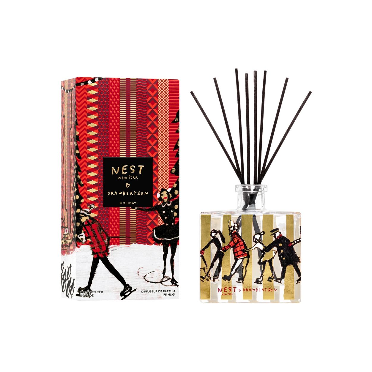 Nest Nest New York x Drawbertson Holiday Reed Diffuser (Limited