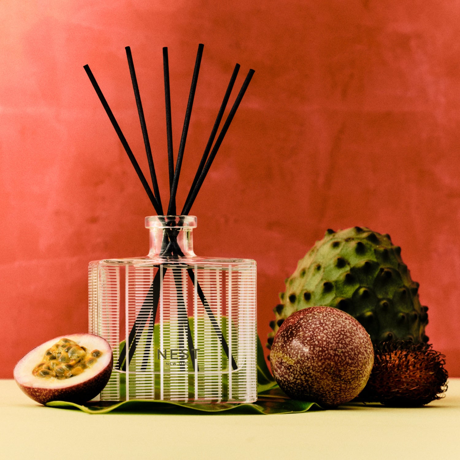 Lifestyle image of Nest Something Tropical Reed Diffuser