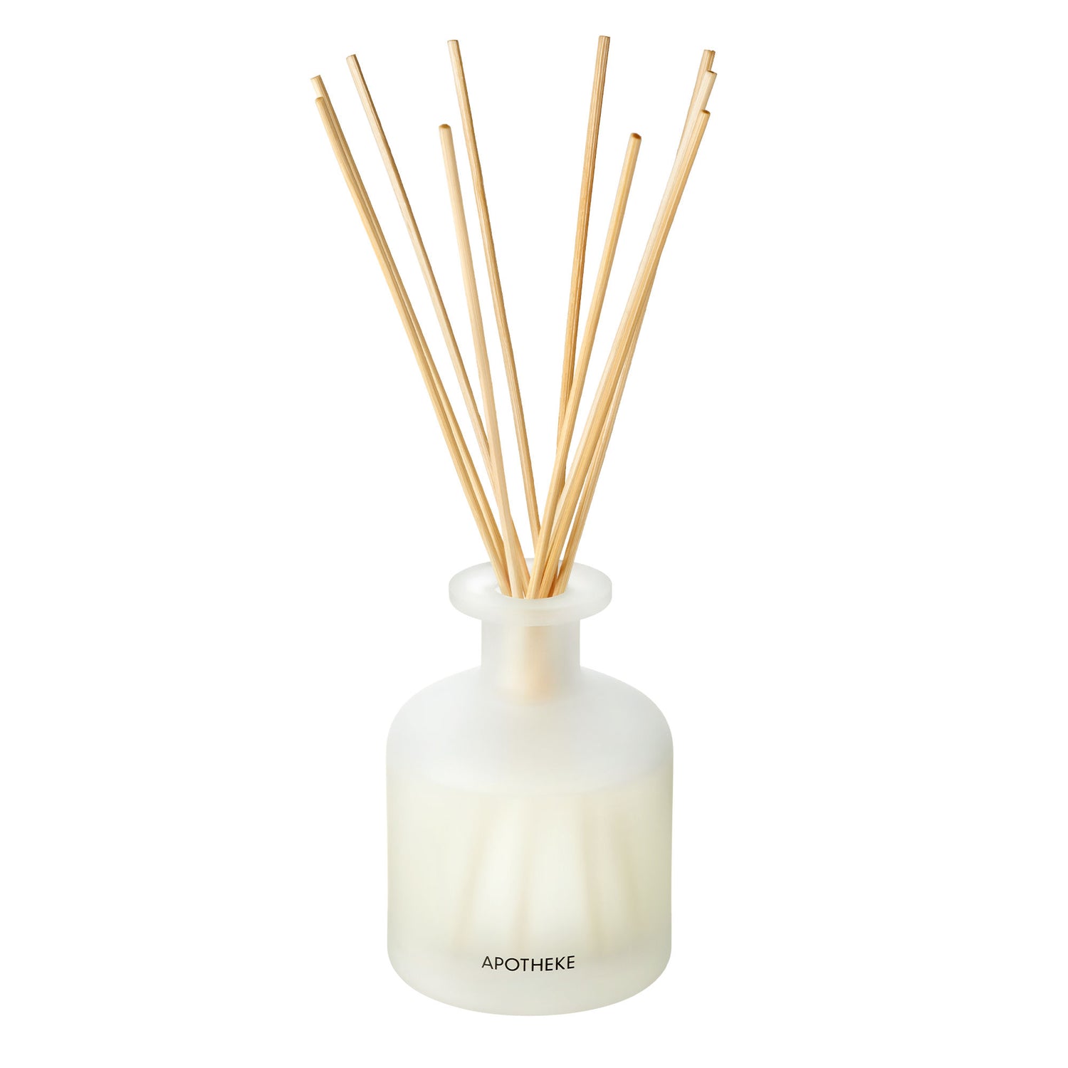 Image of an open Apotheke White Vetiver Reed Diffuser