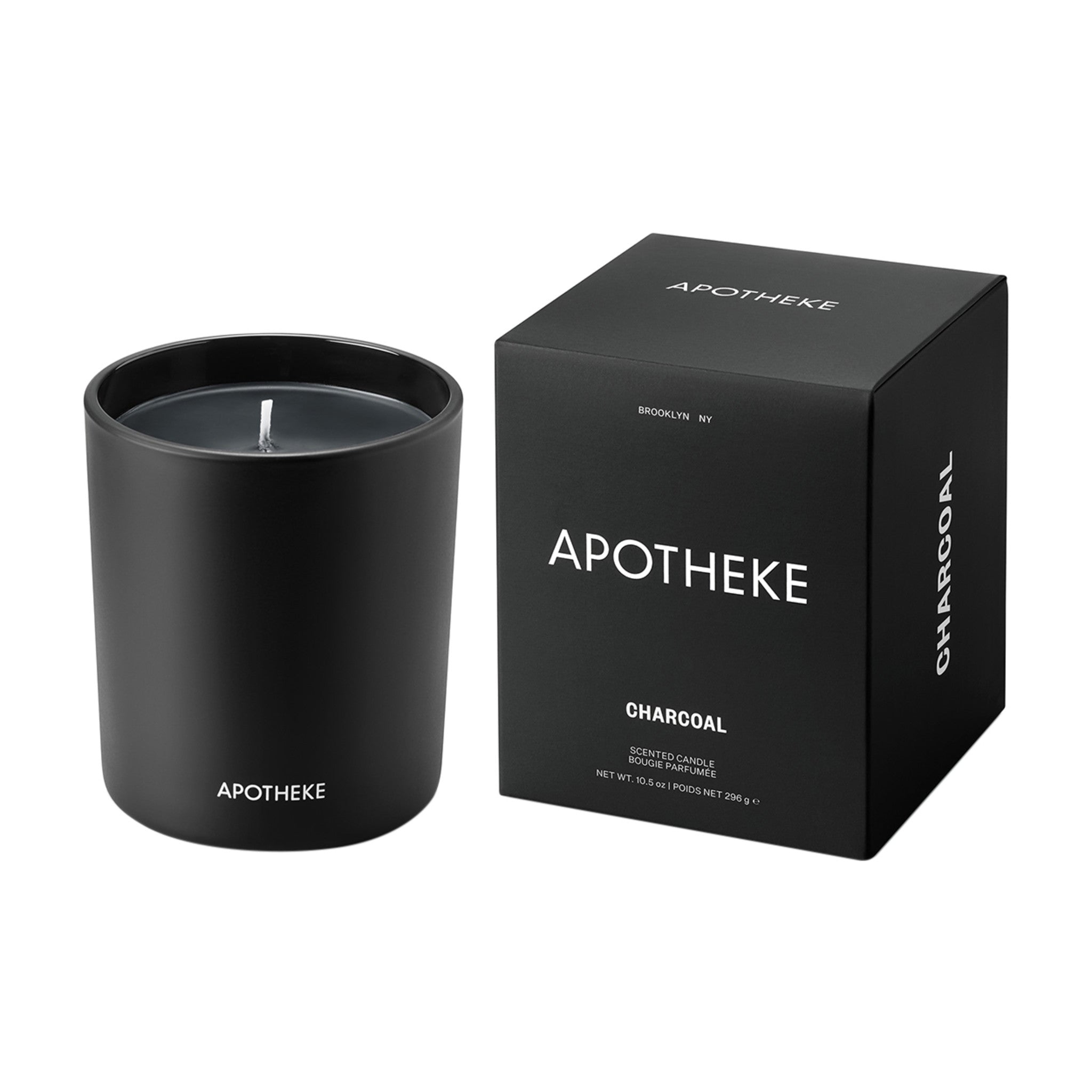 Apotheke Charcoal Classic Scented Candle main image.