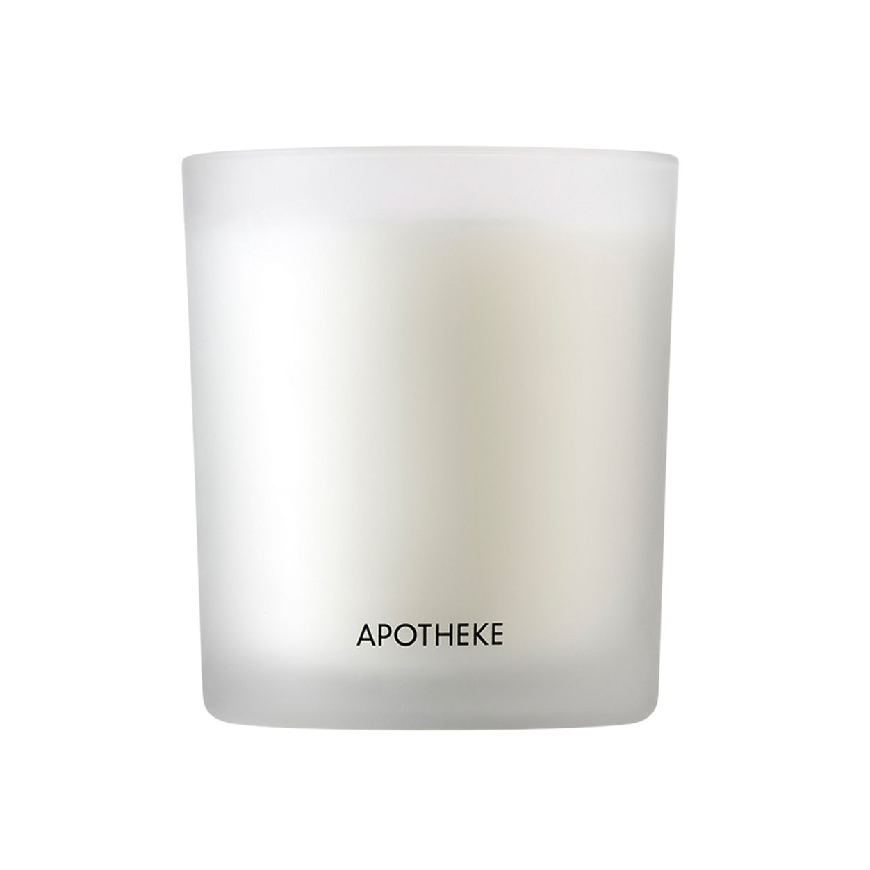 Image of an open Apotheke Sea Salt Grapefruit Classic Scented Candle