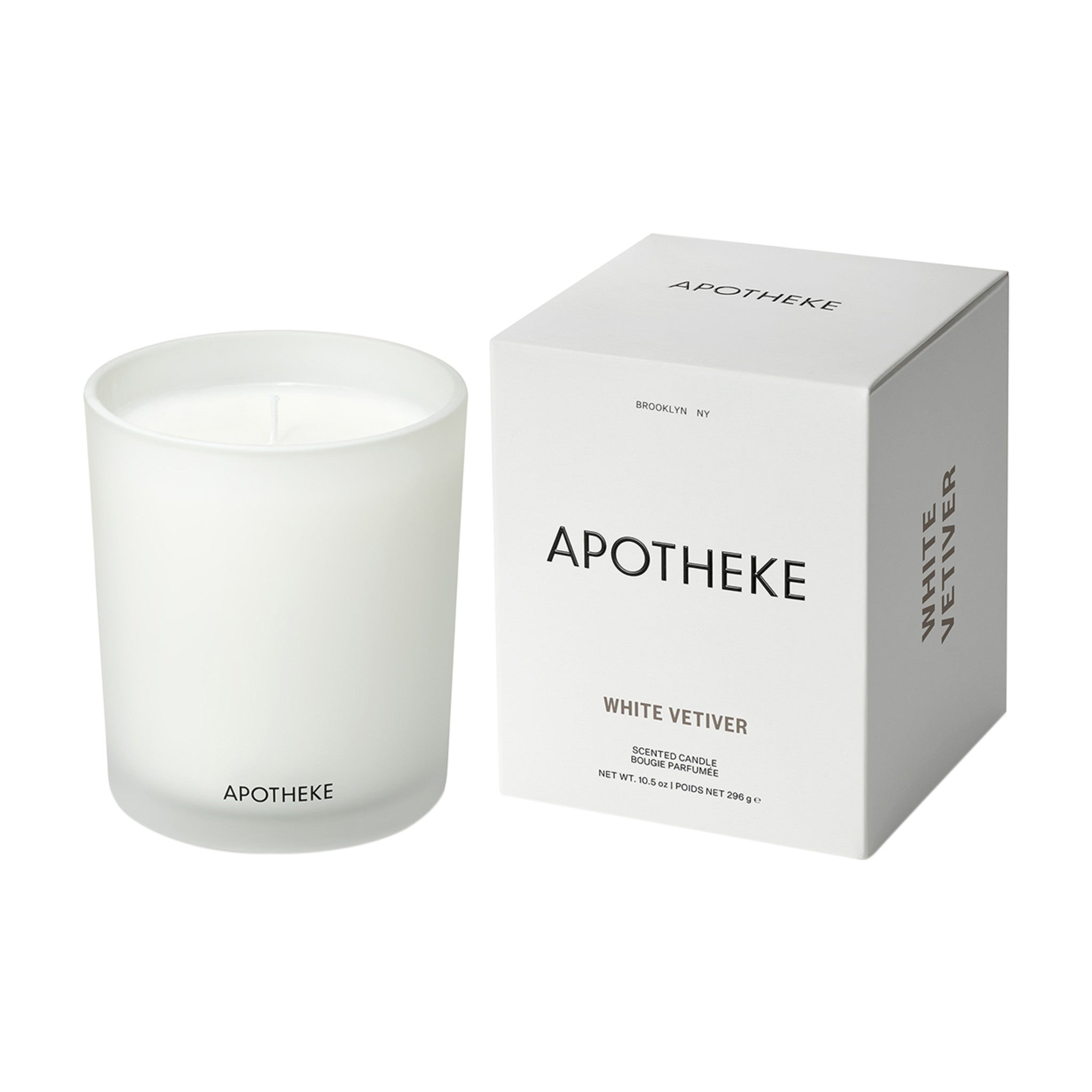 Apotheke White Vetiver Classic Scented Candle main image.