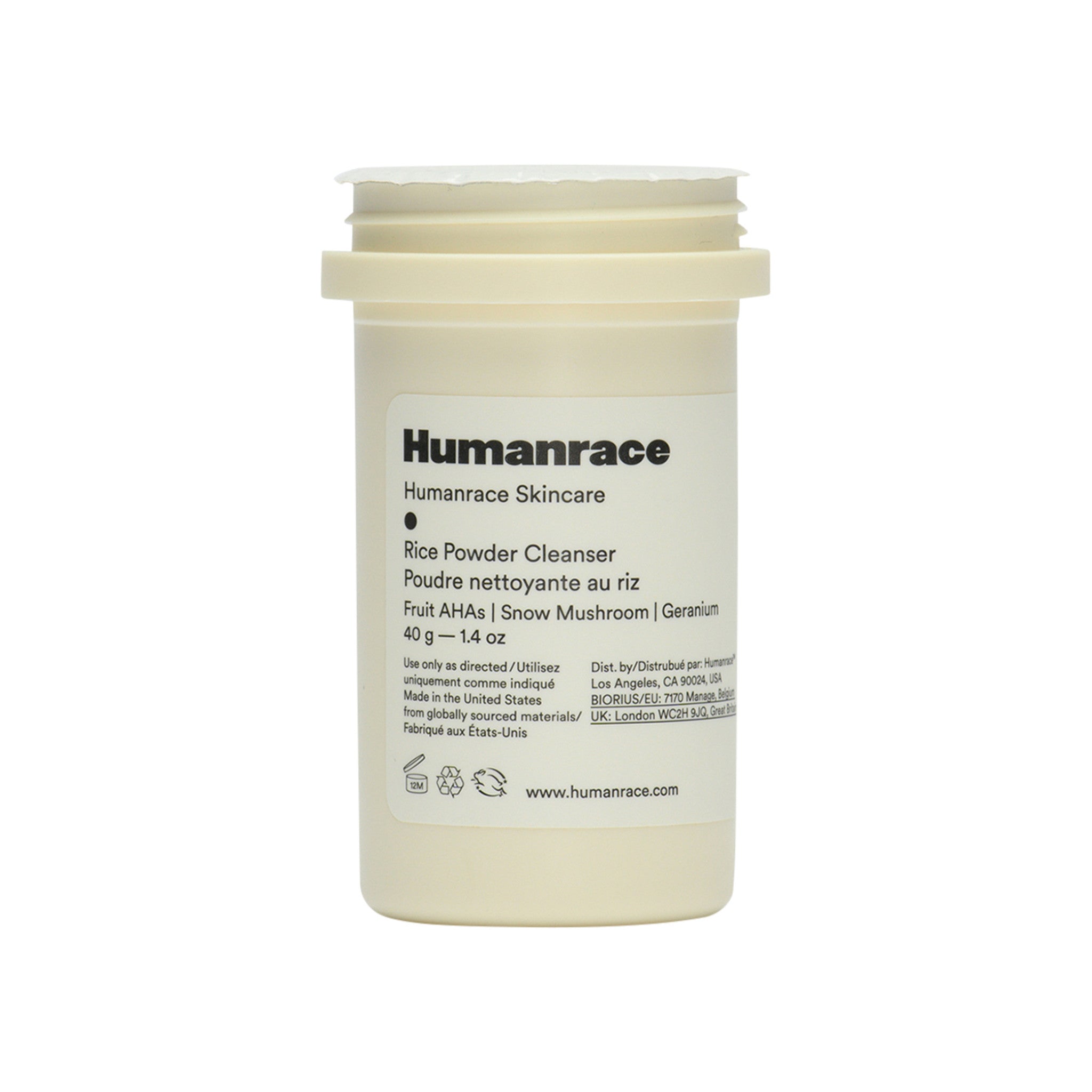 Humanrace Rice Powder Cleanser Refill main image.