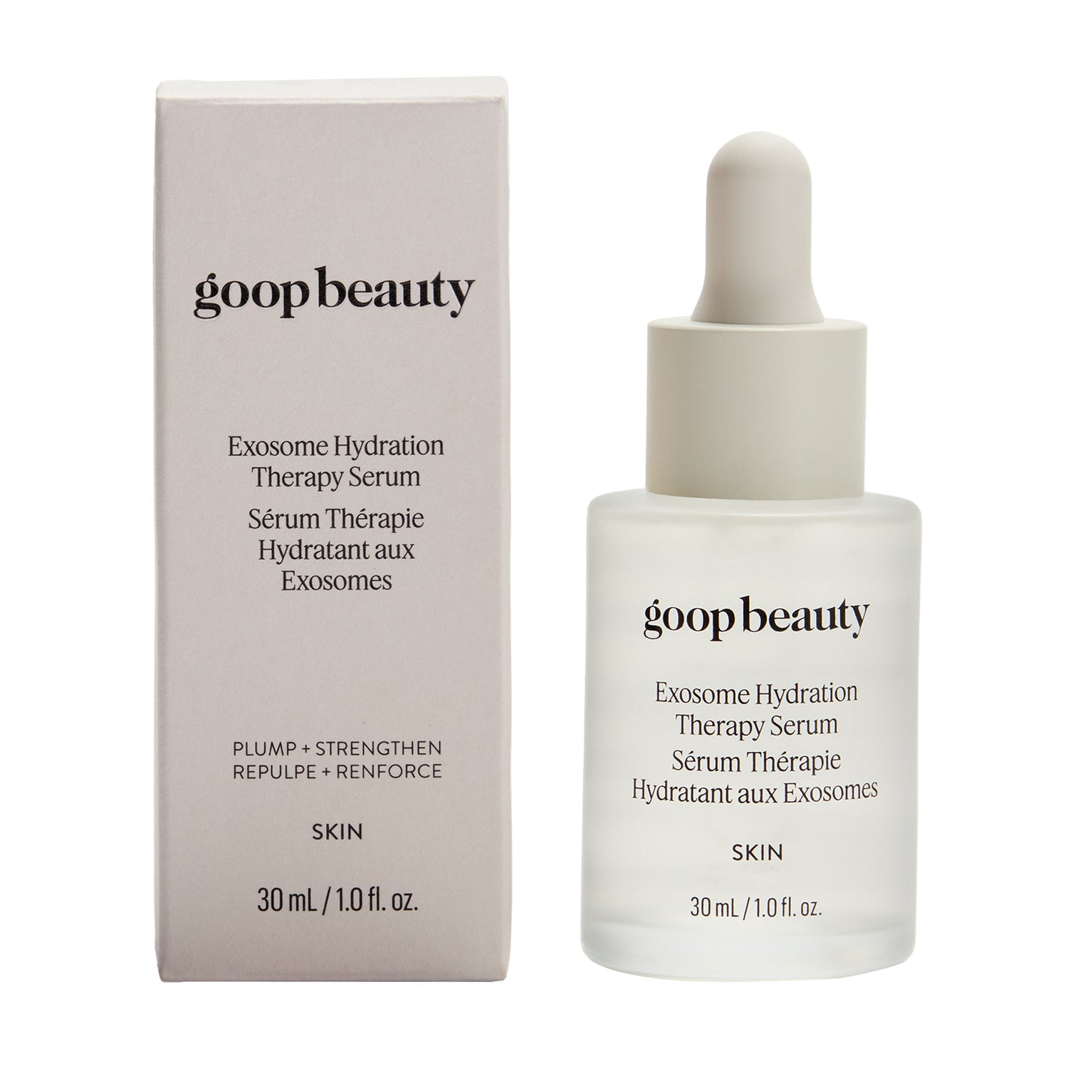 Image of the Goop Exosome Hydration Therapy Serum box