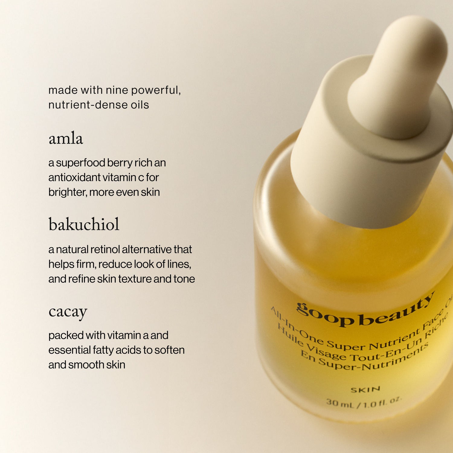Information related to Goop Beauty All-in-One Super Nutrient Face Oil