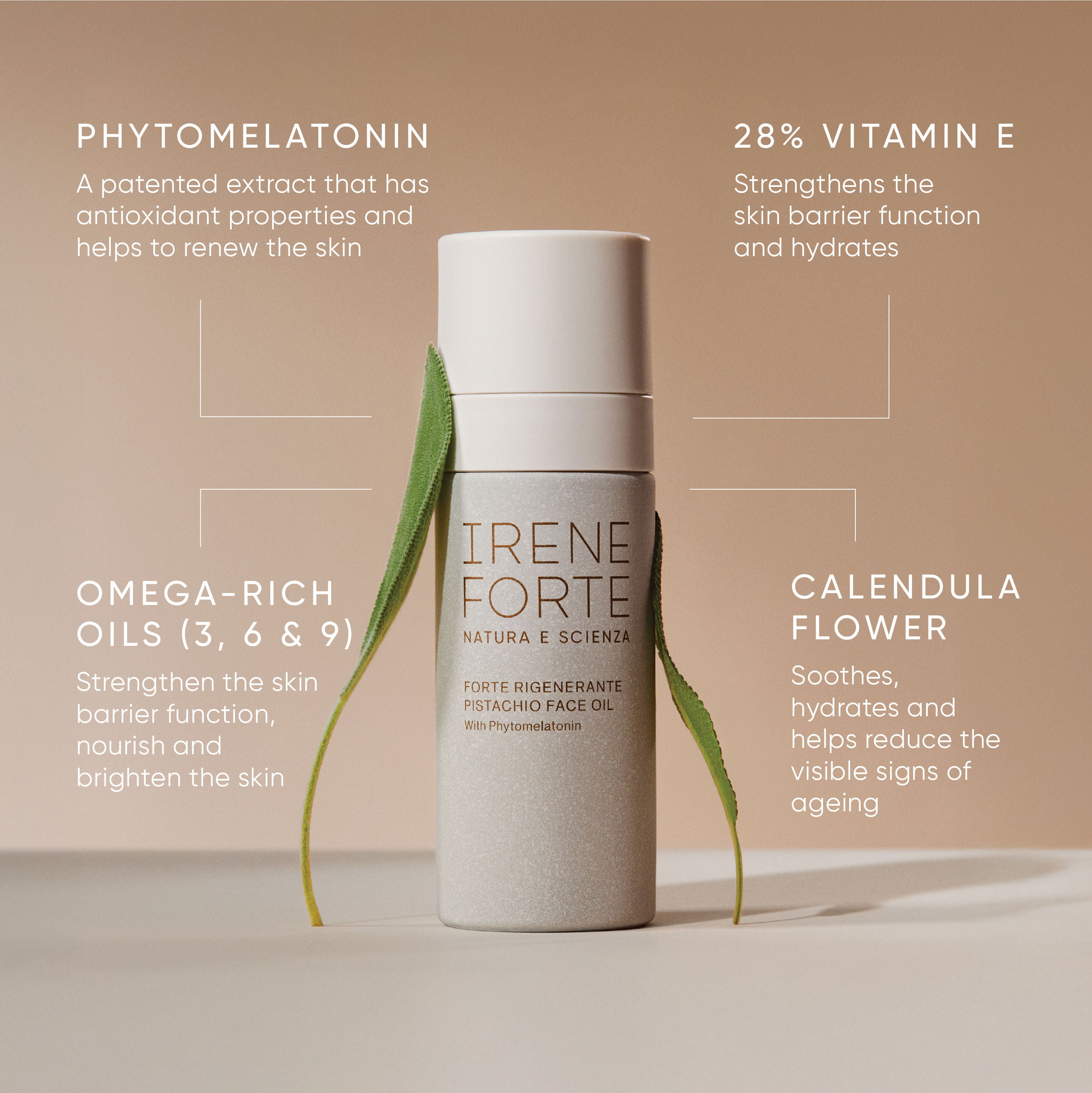 Irene Forte Pistachio Face Oil with Phytomelatonin – Irene Forte