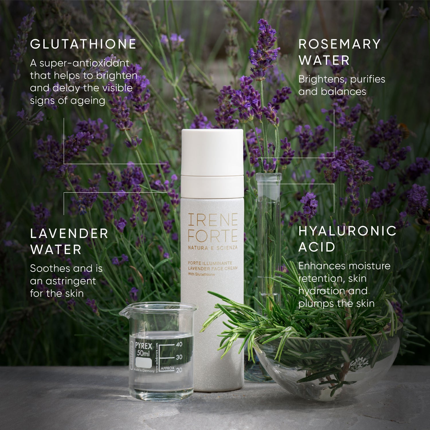 Information related to Irene Forte Lavender Face Cream