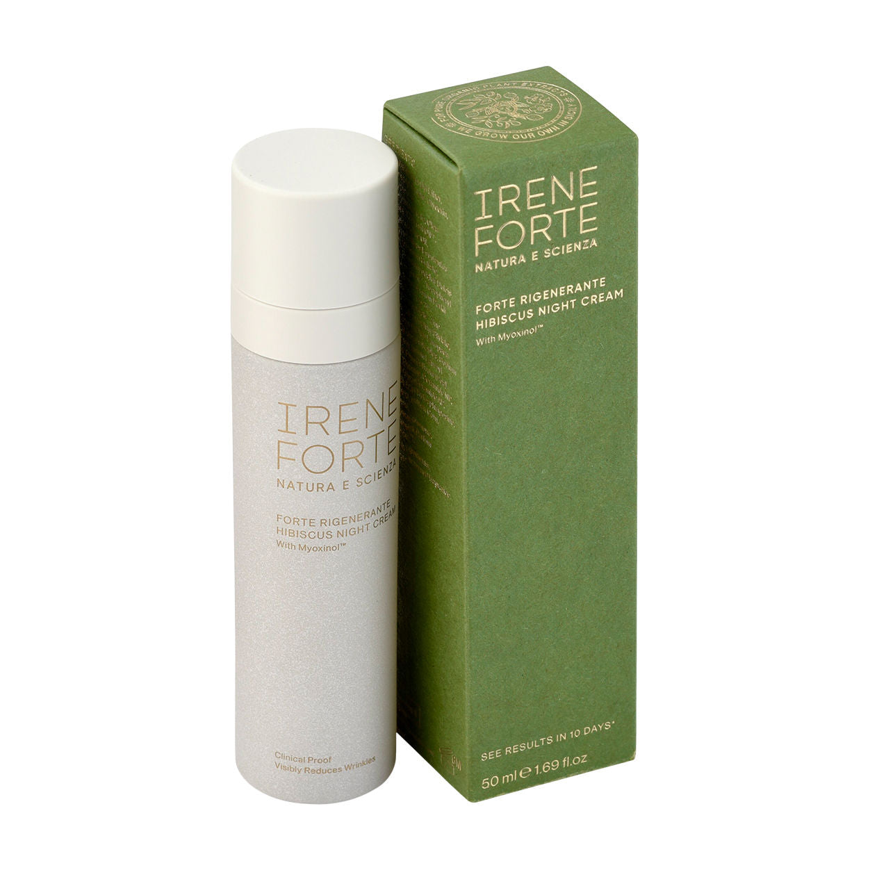 Side image of Irene Forte Hibiscus Night Cream With Myoxinol