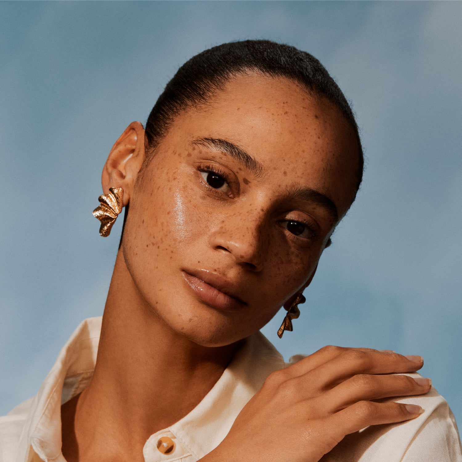 Model image of Irene Forte Lavender Tetra-Acid Mask