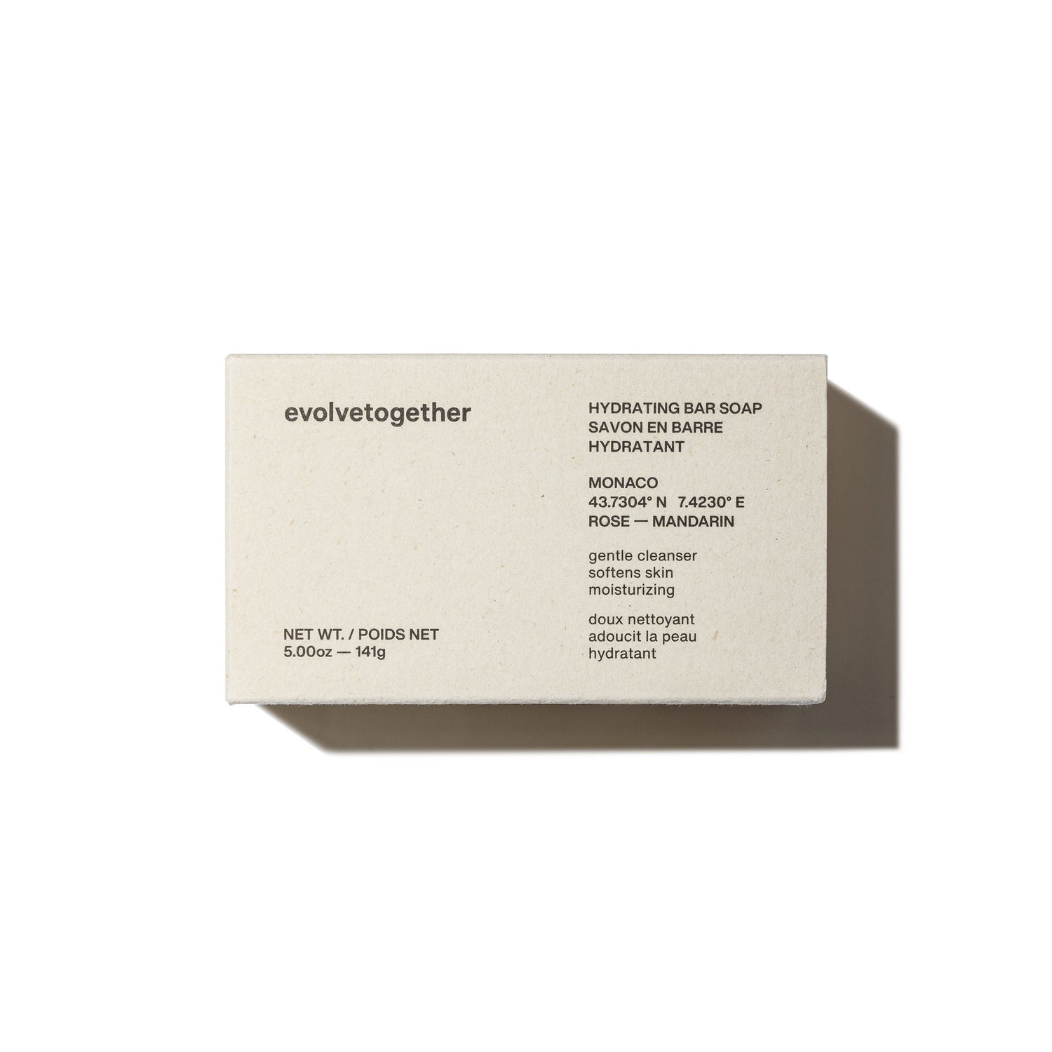 Image of the Evolvetogether Monaco Hydrating Bar Soap box