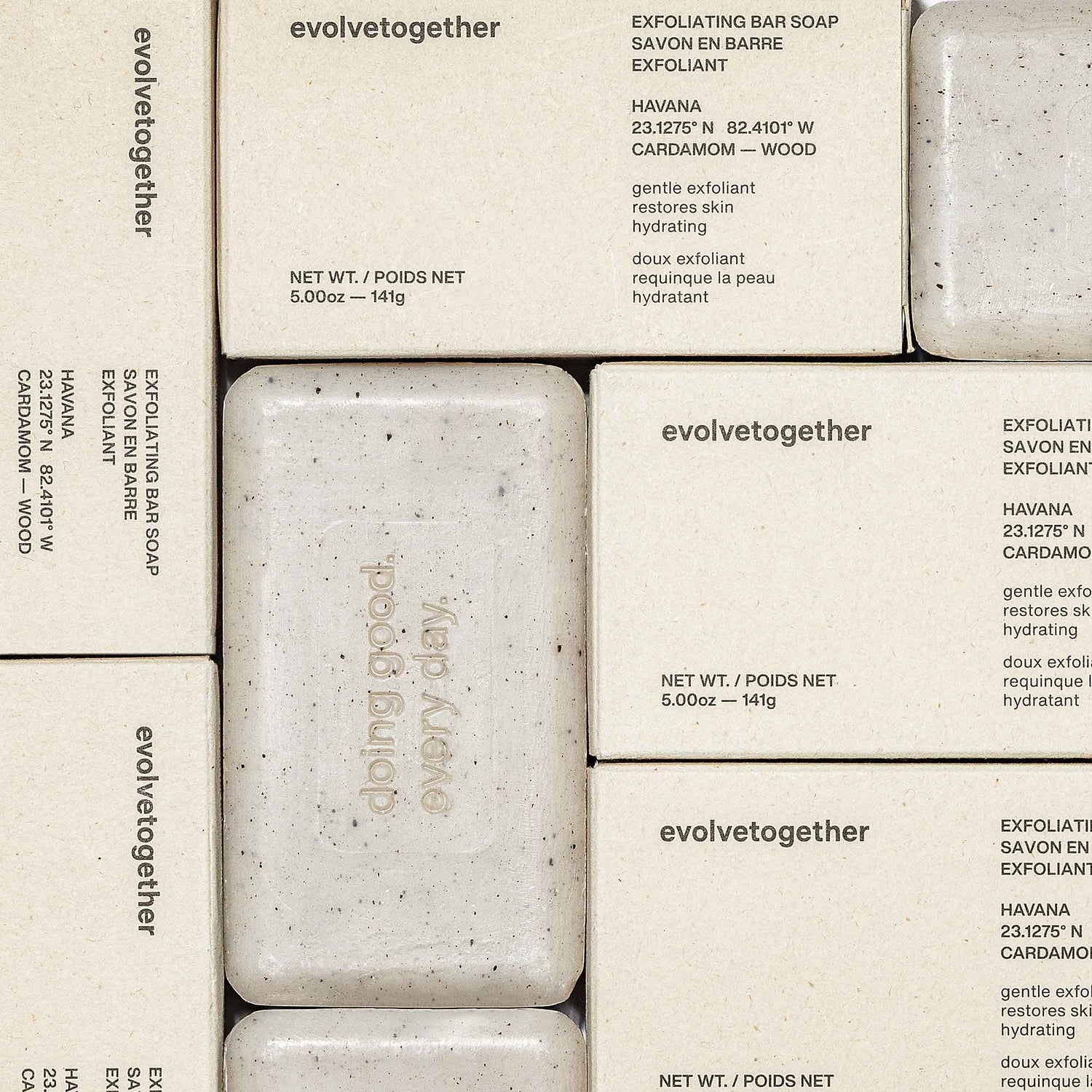 Lifestyle image of Evolvetogether Monaco Exfoliating Bar Soap