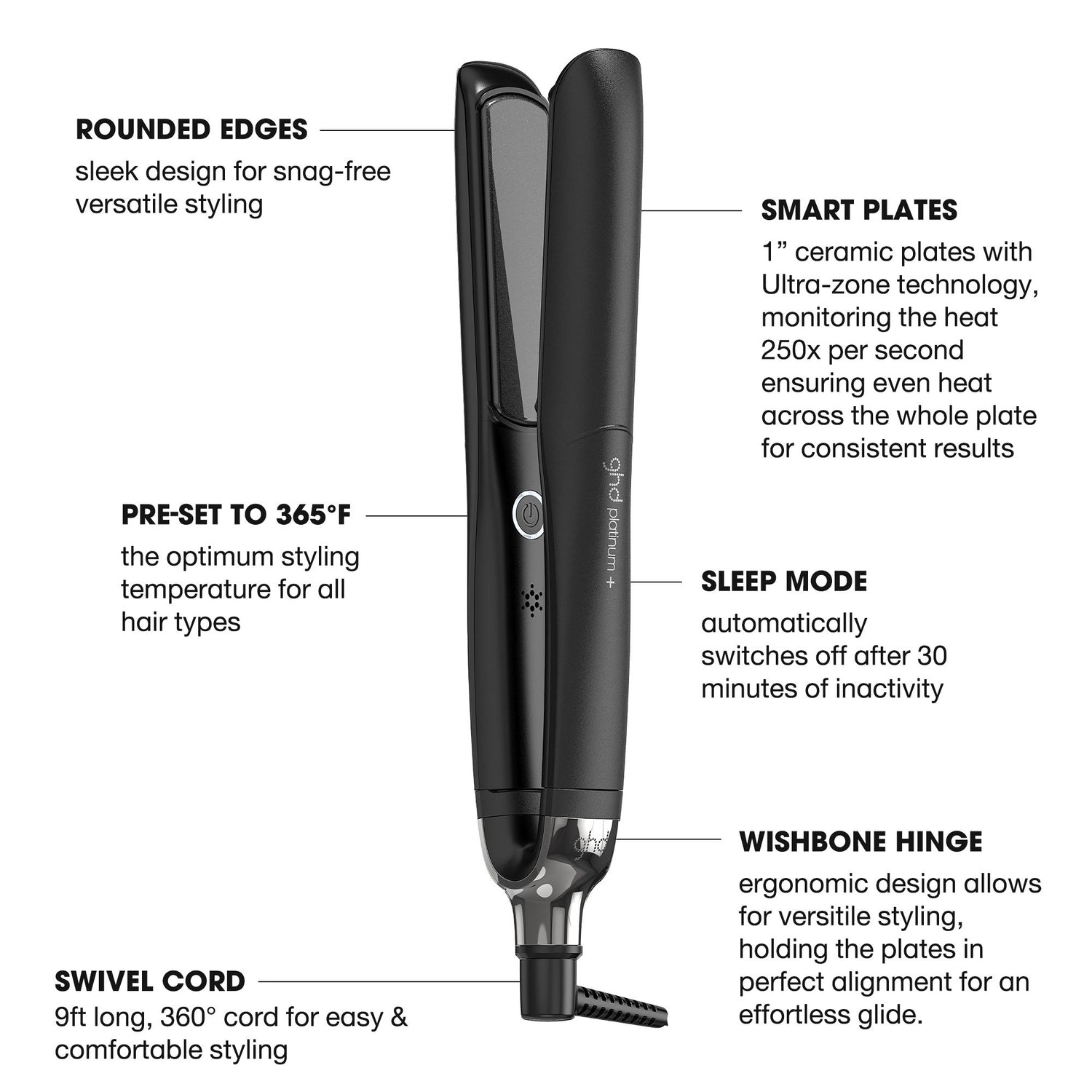 Information related to GHD Platinum + Styler 1" Flat Iron