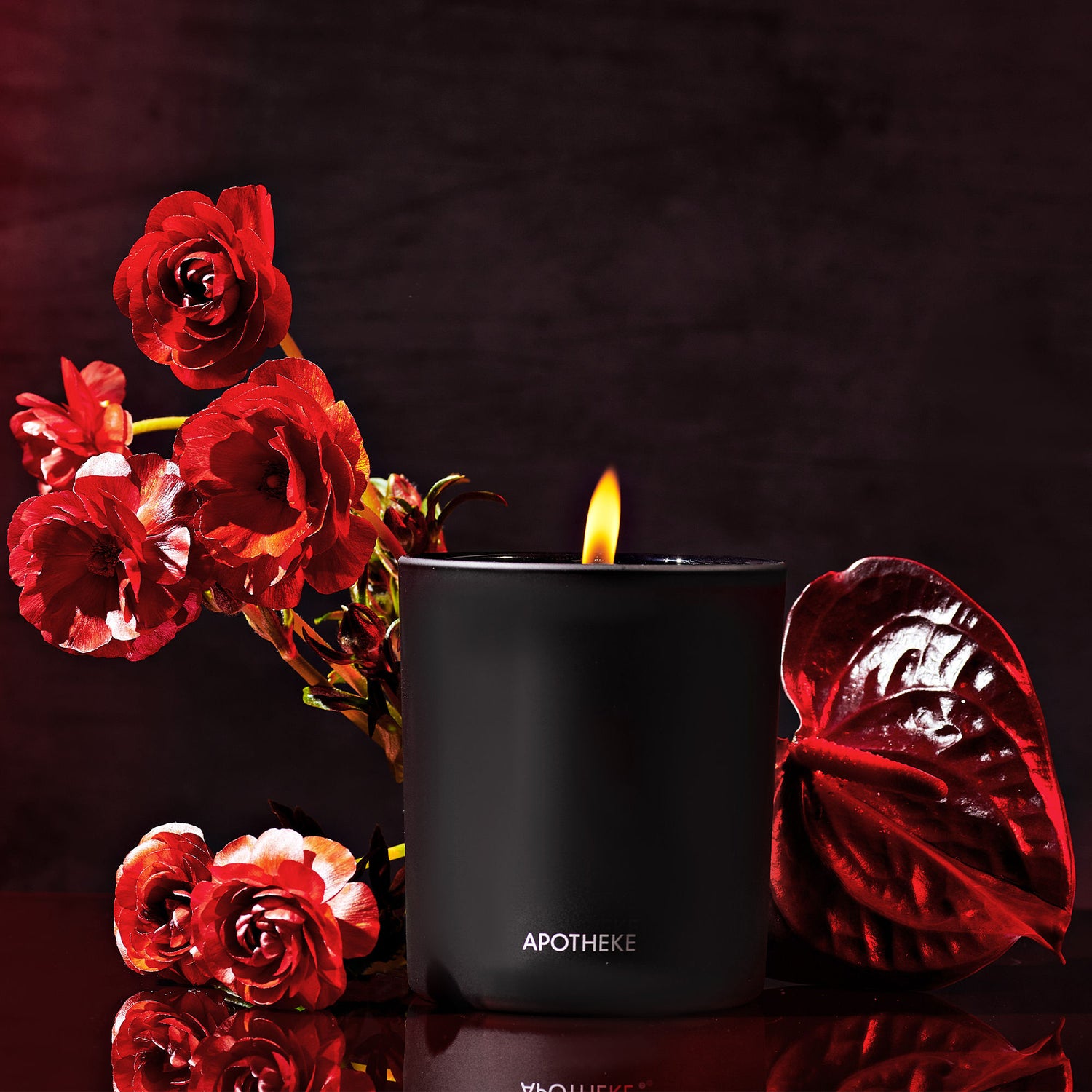 Lifestyle image of Apotheke Charcoal Rouge Classic Scented Candle