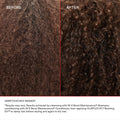 Before and after results of using Olaplex The Full-On Shine Hair Routine Value Set (Limited Edition)