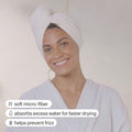 Model image of Act+Acre Intelligent Hair Towel