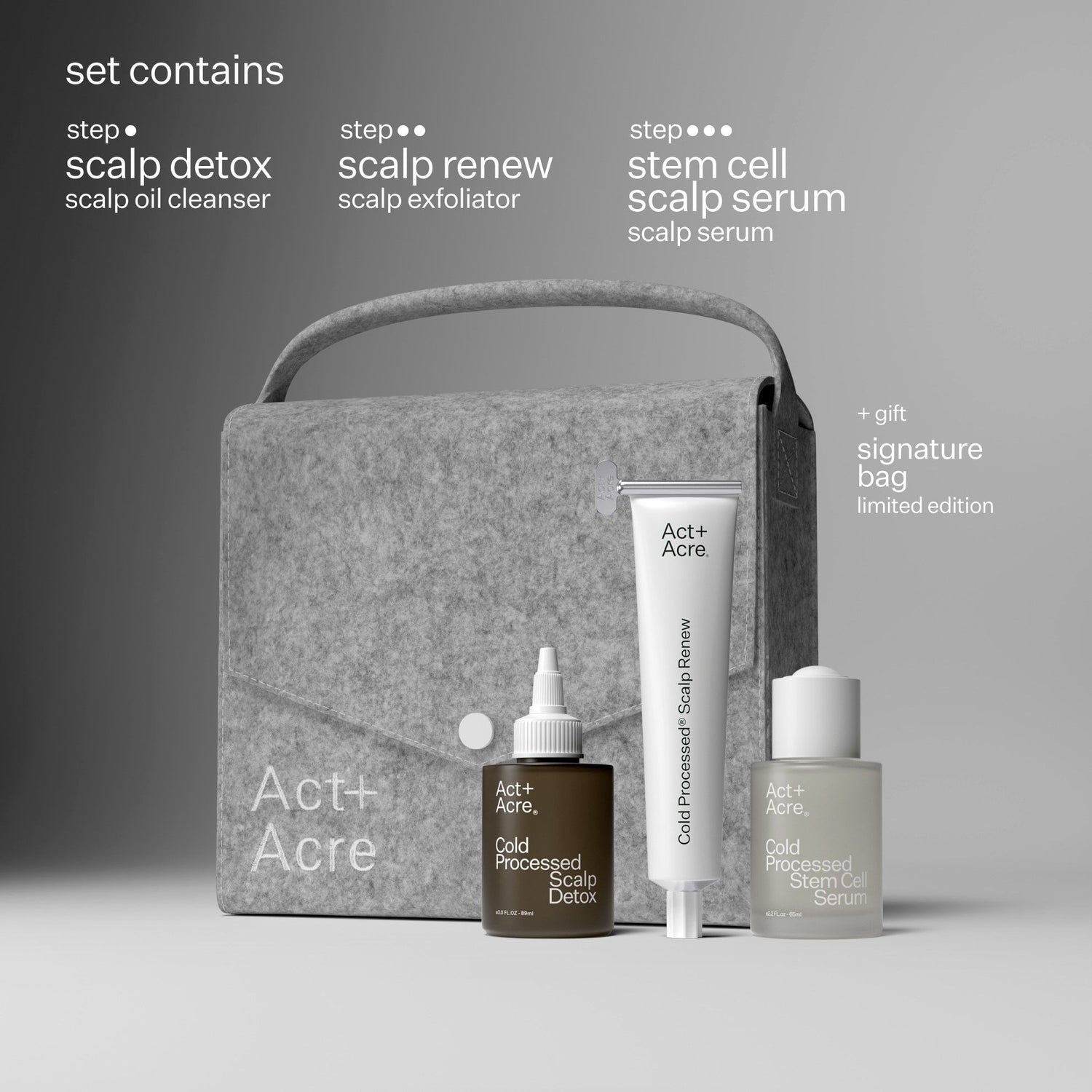 Lifestyle image of Act+Acre Scalp Relief System