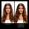 Before and after results of using Bumble and Bumble Seaweed Conditioner