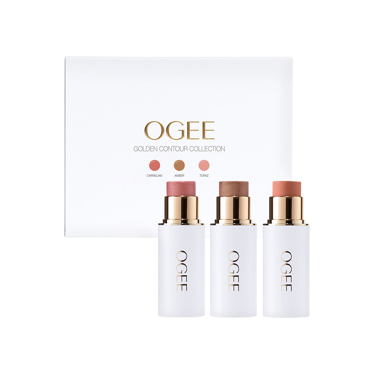 OGEE Set of 3 online (New ) you get bronzer/ contour lip / blush and the highlight