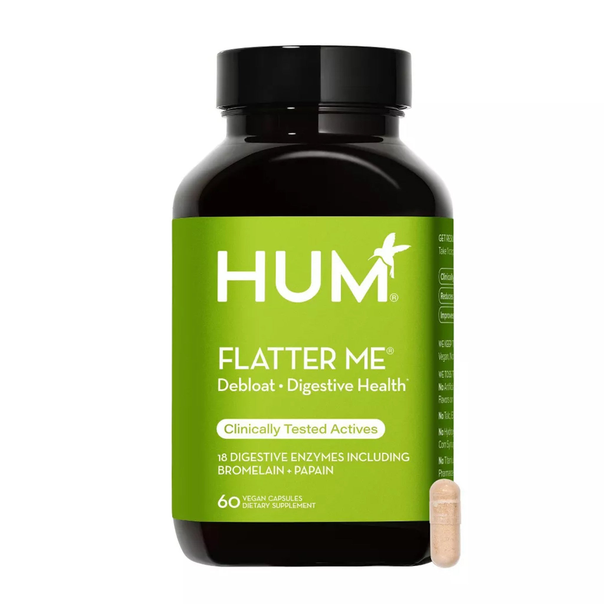 Hum Flatter Me Digestive Enzyme Supplement main image.