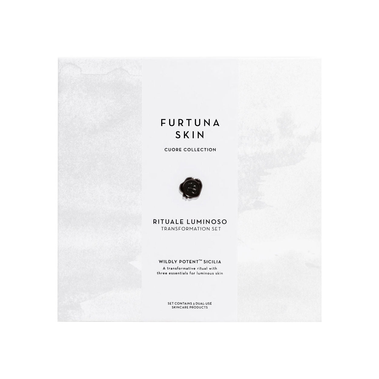 Image of the Furtuna Skin Rituale Luminoso Transformation Travel Set box