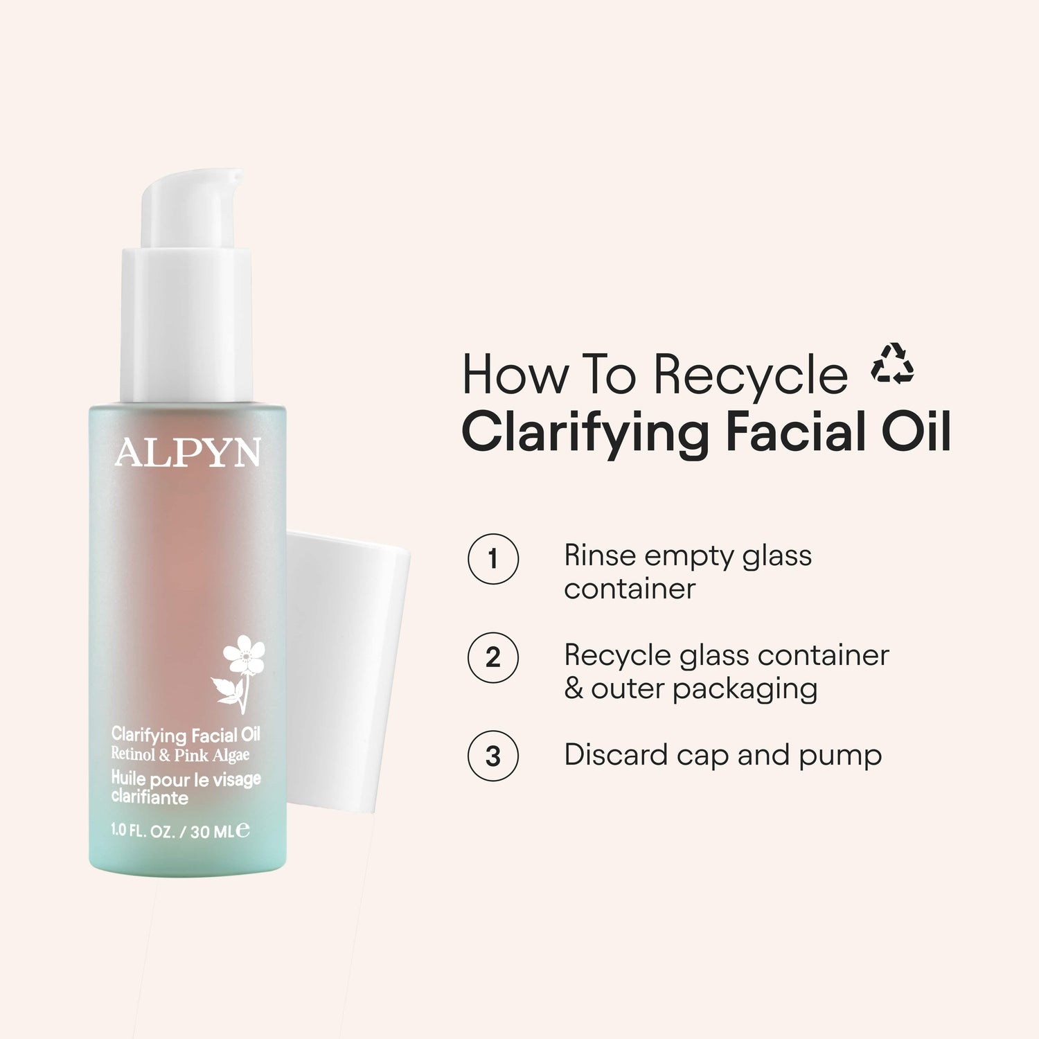 Information related to Alpyn Beauty Clarifying Facial Oil with Retinol and Pink Algae