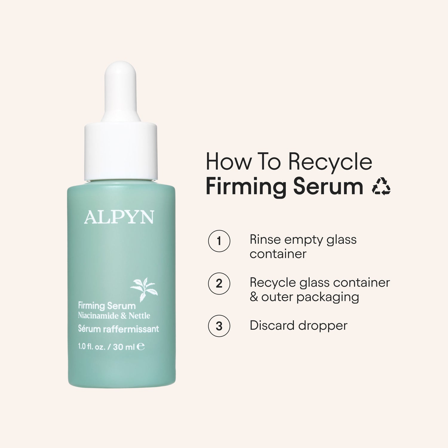 Information related to Alpyn Beauty Hydrating Firming Serum with Niacinamide and Nettle