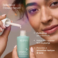 Model image of Alpyn Beauty Hydrating Firming Serum with Niacinamide and Nettle