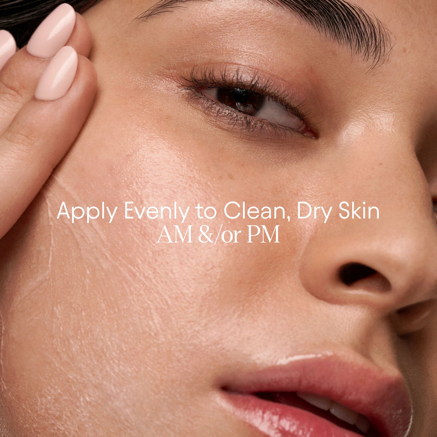 Model image of Alpyn Beauty Hydrating Firming Serum with Niacinamide and Nettle