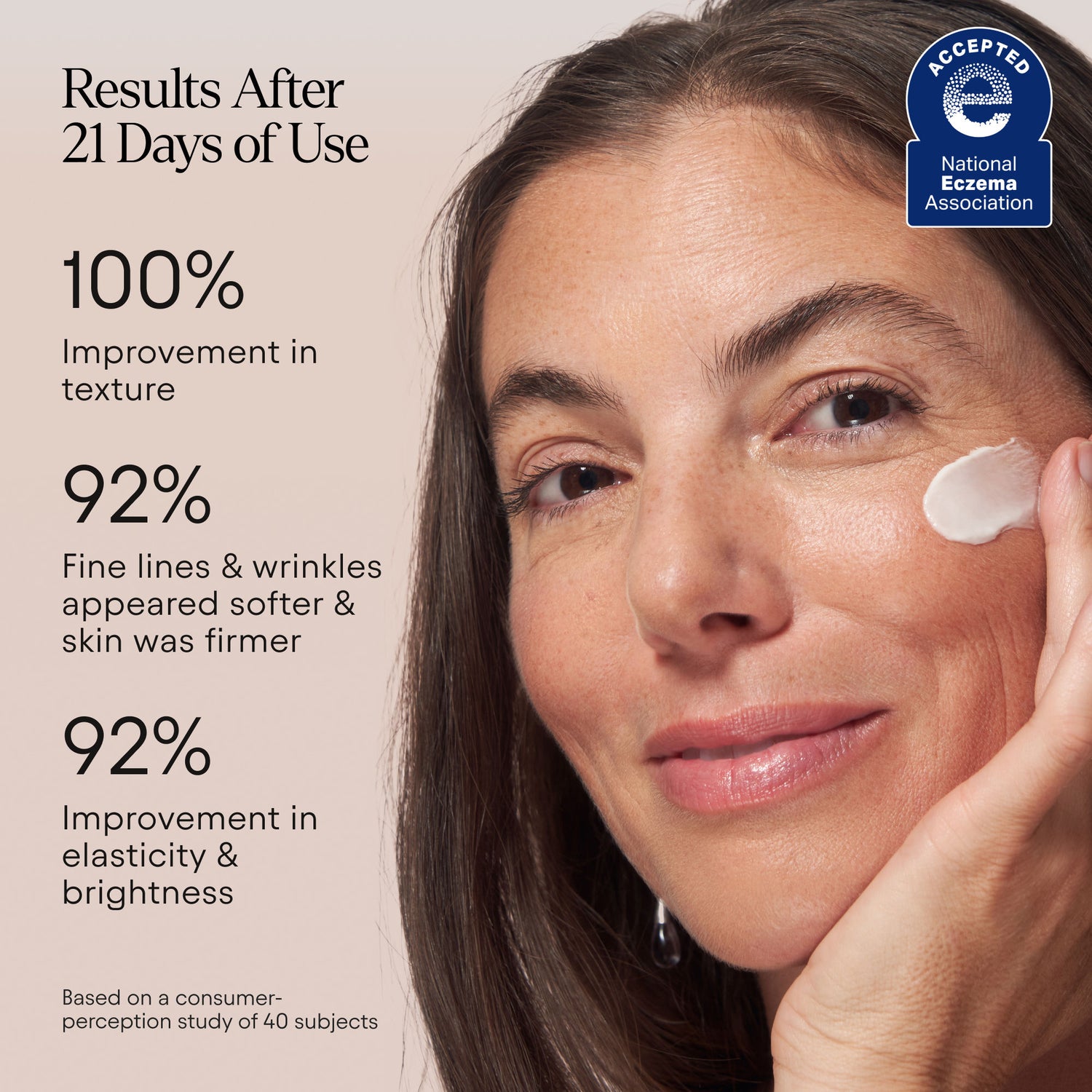 Model image of Alpyn Beauty Barrier Repair Cream Moisturizer for Eczema, Wrinkle and Barrier Repair