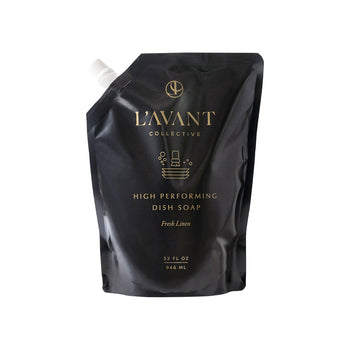 L’Avant Collective Fresh Linen High Performing Dish Soap Refill Pouch main image