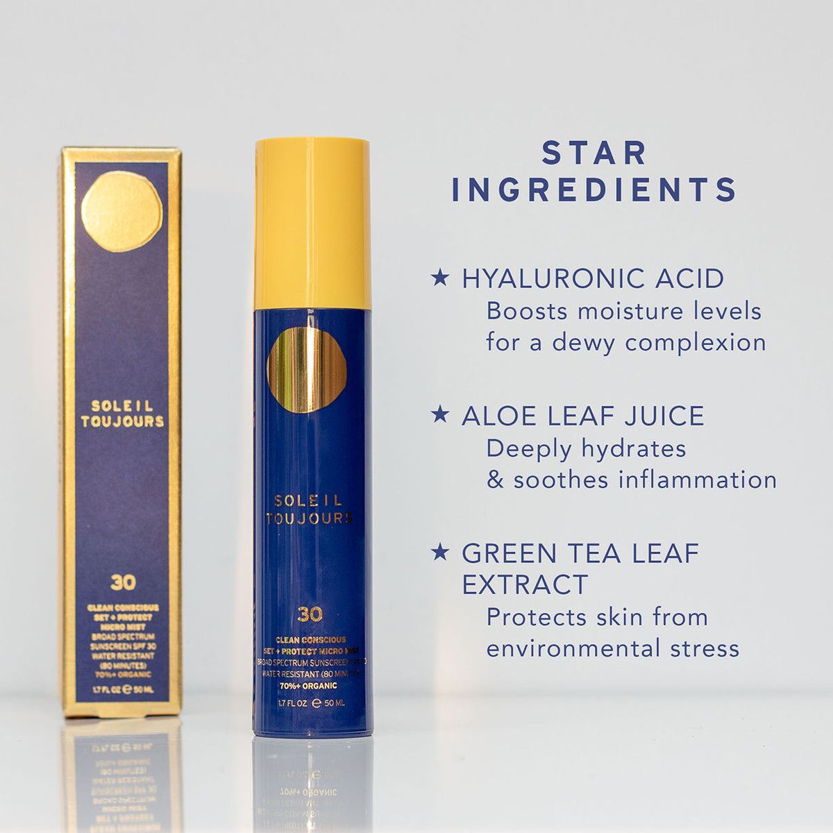 Soleil Toujours Clean Conscious Set and Protect Micro Mist SPF 30 