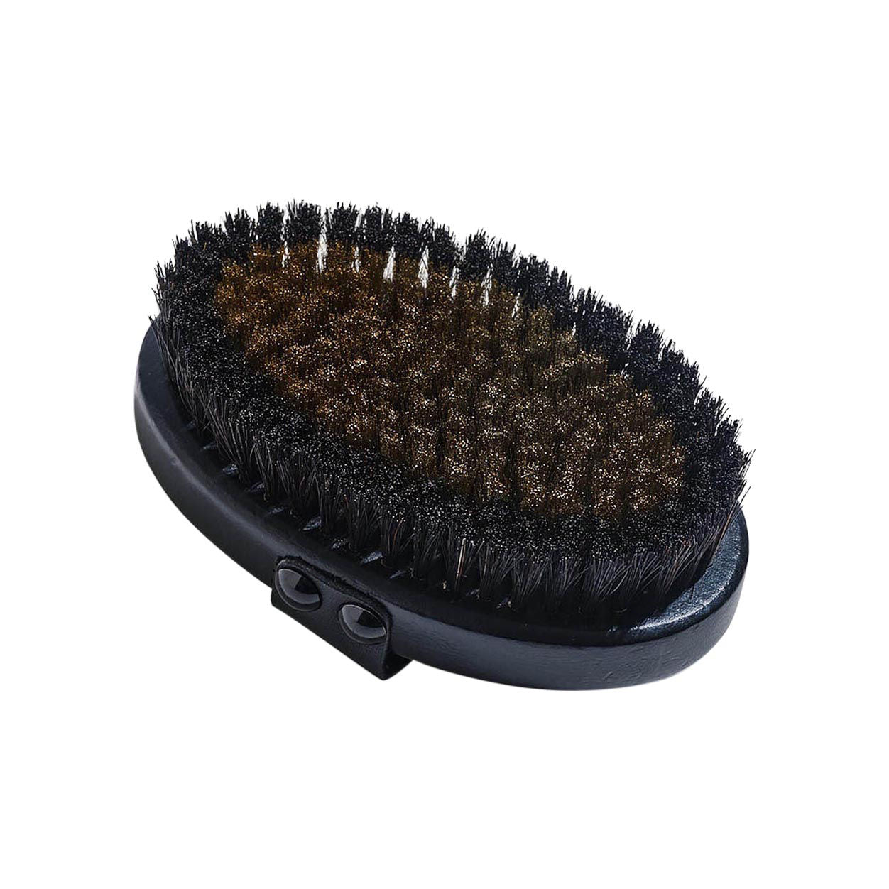 Image of an open HigherDose Supercharge Copper Body Brush