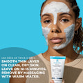 Model image of BeautyStat Microbiome Purifying Clay Mask
