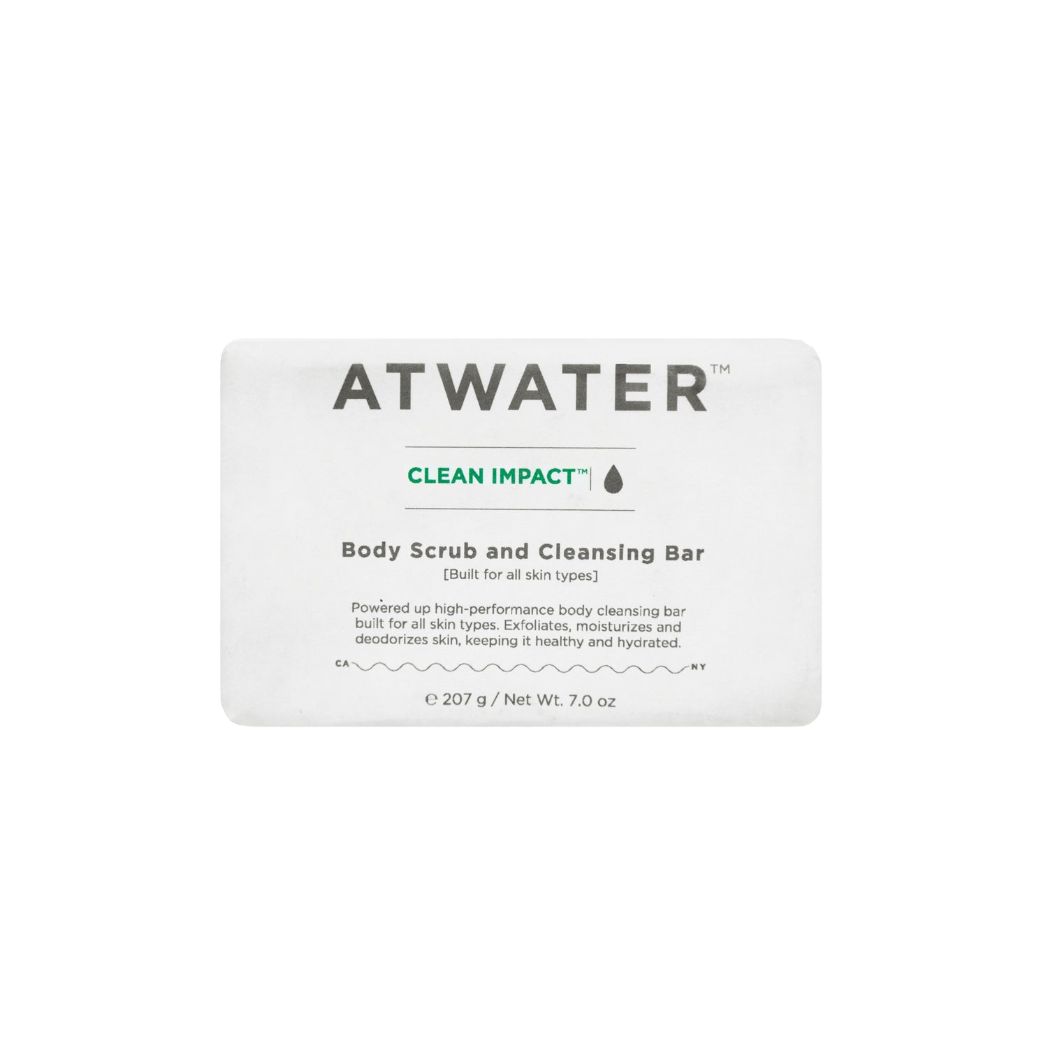 Atwater Clean Impact Body Scrub and Cleansing Bar main image