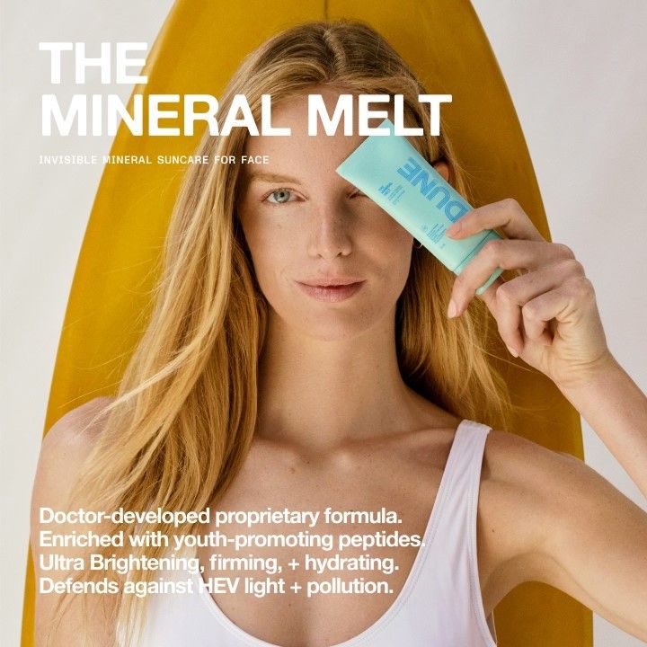 Model image of Dune The Mineral Melt SPF 30