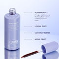 Lifestyle image of Dr. Whitney Bowe Beauty Bowe Growe Pomegranate Microbiome Water-Enhancing Elixir