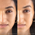 Before and after results of using Hampton Sun Tinted Wrinkle Control Face Cream SPF 45