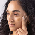 Model image of Hampton Sun Tinted Wrinkle Control Face Cream SPF 45