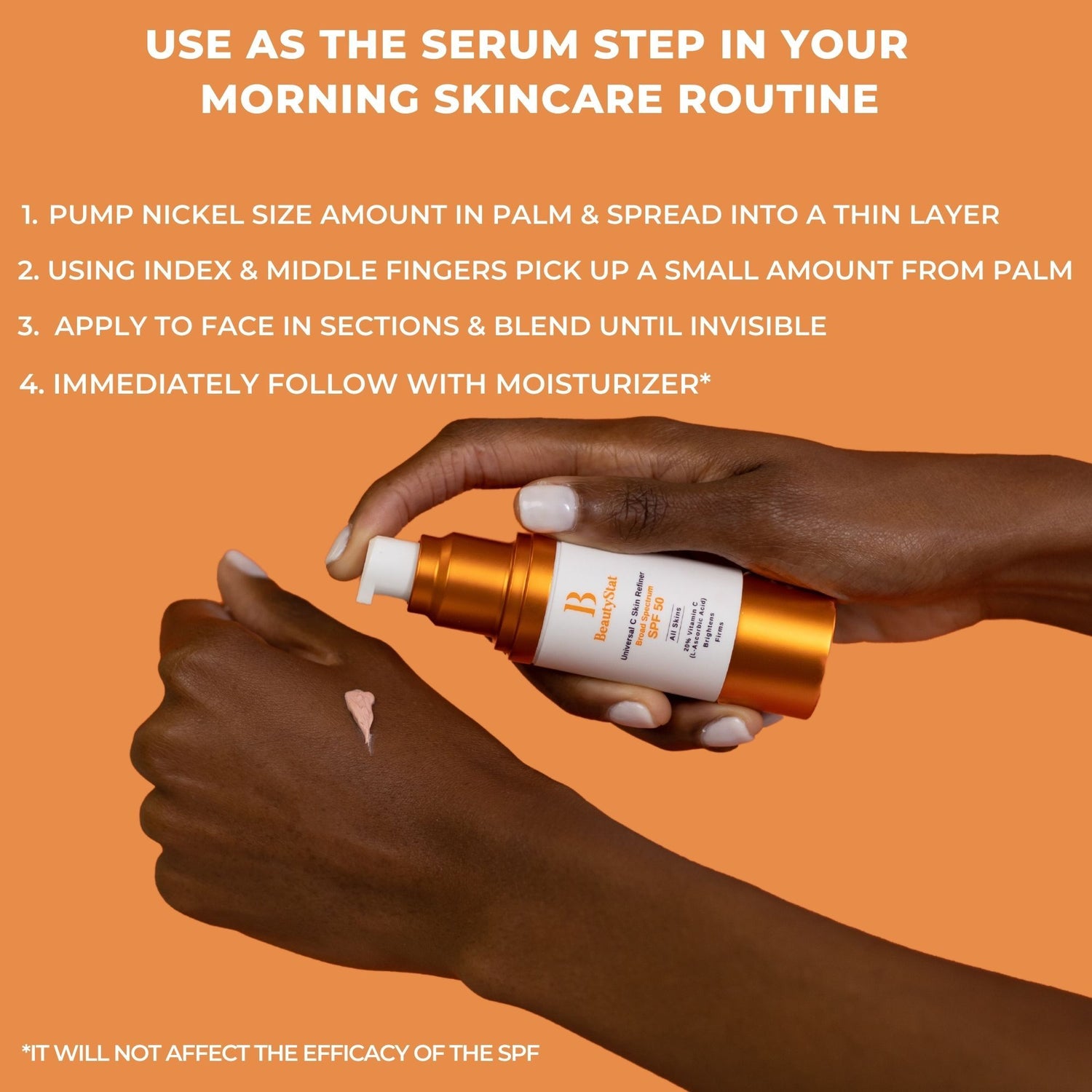 Information related to BeautyStat Universal C Skin Refiner Vitamin C Serum + SPF 50 Mineral Sunscreen