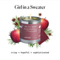 Packette image of The New Savant Girl in a Sweater Candle