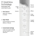Image of an open T3 Featherweight StyleMax Professional Hair Dryer with Custom Heat and Speed Automation