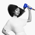 Model image of Dyson Supersonic Hair Dryer in Blue Blush (Limited Edition)